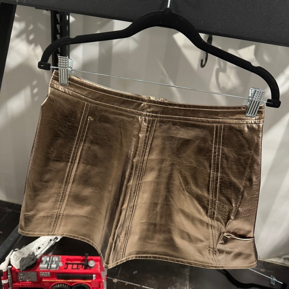 Pleather skirt